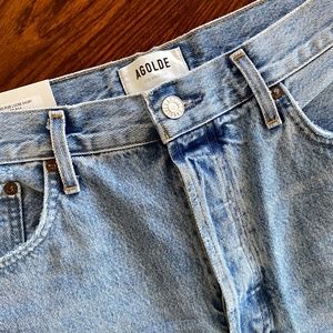 AGOLDE 90's Mid Rise Loose Jean Shorts